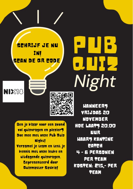 Featured image for “Catch Pub Quiz! Vrijdag 20 november 20:00”